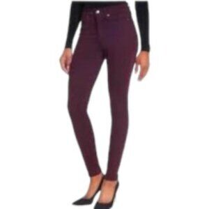 Good American Burgundy Good Legs Jeans 26